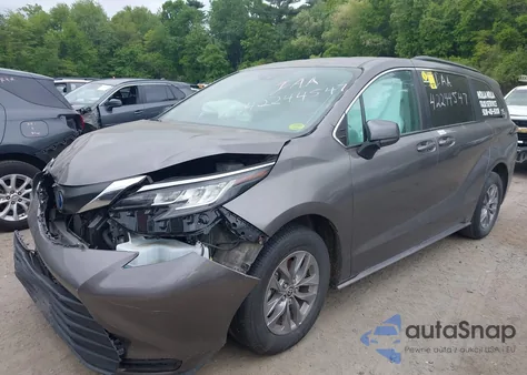 2023 Toyota Sienna Le из США, поврежденный, VIN 5TDKRKEC6PS157035